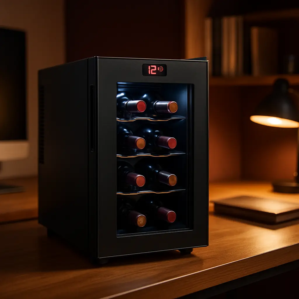 Test et avis mini cave à vin FOHERE 8 bouteilles de table